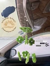 Four Lucky Clover Car Hanging Ornament Pipe Cleaner For Rear View Mirror. Fixed Price $19.90.