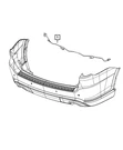 Genuine Mopar Rear Fascia Wiring 68609692AB. Fixed Price $125.19.