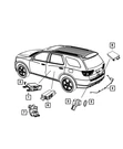 Genuine Mopar Rear Fascia Wiring 68078322AE. Fixed Price $141.57.