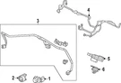 Genuine Acura Parking Aid System Wiring Harness 32130-31M-A00. Fixed Price $48.86.