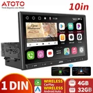 Atoto S8 10IN Qled Single Din Android Car Stereo 4G+32G Gps Tracking Lte Hdmi. Fixed Price $282.17.
