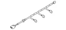 Genuine Bmw Wire Harness 61-12-9-244-426. Fixed Price $90.64.
