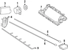 Genuine Mercedes-benz Electrical Wiring Harness 254-540-40-24. Fixed Price $80.62.
