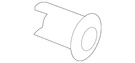 Genuine Mazda Parking Aid Sensor Housing TK21-67-UC5A. Fixed Price $7.95.