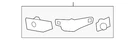 Genuine Bmw Mount Kit 51-12-5-A2F-3D2. Fixed Price $64.73.