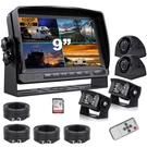 9" Quad Monitor Dvr Video Recorder 4 X Side Truck Backup System. Fixed Price $179.99.