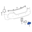 For Toyota Camry 21-24 Front Outer Parking Aid Sensor Housing. Fixed Price $29.18.