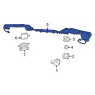 For Jeep Wrangler 19-23 68414890AB Rear Parking Aid System Wiring Harness. Fixed Price $32.22.