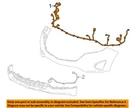 Gm Oem 19-21 Equinox Front Bumper Grille Components-harness 84347806. Fixed Price $203.59.