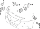 Genuine Nissan Parking Aid Sensor Housing 28533-9DM0A. Fixed Price $131.06.