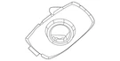 Genuine Toyota Parking Aid Sensor Housing 89348-48140-B1. Fixed Price $34.70.