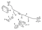 Vw/audi/porsche 5NN971095F Parking Aid System Wiring. Fixed Price $181.59.