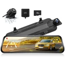 Wolfbox G930 10" Rear View Mirror Camera 4K+1080P Dash Front And. Fixed Price $119.99.