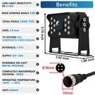 4PIN 12-24V Car Rear View Camera 18 Led Reversing Truck Lorry Van Parking Us. Fixed Price $16.99.