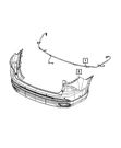 Genuine Mopar Rear Fascia Wiring 68500524AC. Fixed Price $116.38.
