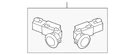 Genuine Honda Back-up System Obstacle Sensors 08V67-TA0-1F0K. Fixed Price $177.57.