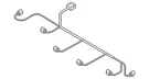 Genuine Audi Wire Harness 83A-971-085-R. Fixed Price $284.40.