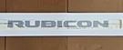 New Oem 18-25 Jeep Wrangler Jl Rubicon Mopar Hood Decal 6BM452XFAB-001. Fixed Price $39.99.