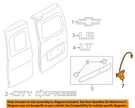 Gm Oem 15-17 City Express Back Door Exterior Trim-rear Camera 19316467. Fixed Price $1023.35.