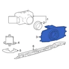 For Toyota Tundra 22-26 Rear Right Inner Parking Aid Sensor Housing. Fixed Price $28.58.