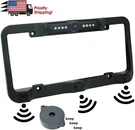 License Plate Waterproof Rear View Reverse Backup Camera Kit 3 Parking Sensor. Fixed Price $67.99.