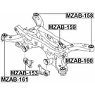 Febest 2013-2017 Mazda CX-5 Rear Crossmember Bushing MZAB-159. Fixed Price $80.00.