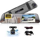 Camecho Mirror Dual Dash Front Rear 1080P Parking Wdr Night Vision SH1AM2CA. Fixed Price $61.84.