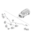 Genuine Mopar Park Assist Sensors Wiring 68444714AA. Fixed Price $77.74.