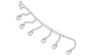 Genuine Mercedes-benz Electrical Wiring Harness 207-440-08-08. Fixed Price $107.80.