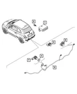 Genuine Mopar Park Assist Sensors Wiring 68655248AA. Fixed Price $54.63.