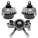 Hyd. Front Lh, Rh Engine Mounts & Rear Trans 3PCS For Bmw 740I; 840I 3.0L. Fixed Price $298.00.
