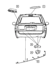 Genuine Mopar Park Distance Bezel Left Inner ZN87RXFAA. Fixed Price $15.29.