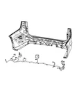 Genuine Mopar Rear Fascia Wiring 68567013AB. Fixed Price $97.51.
