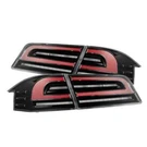 For 12-21 Tesla Model Alpharex Luxx Black Red Led Sequential Tail Lights. Fixed Price $640.00.