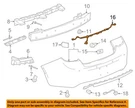 Gm Oem 13-16 Verano Rear Bumper Components-harness 23433194. Fixed Price $142.59.