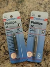 Lot Of Century Drill & Tool 68201- #1, 68202- #2 Phillips Screwdriver Bits. Fixed Price $8.36.