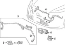 Genuine Honda Parking Aid Sensor Bracket 39681-T61-A01ZA. Fixed Price $19.75.