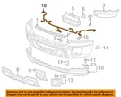Gm Oem 15-19 Sierra 2500 Hd Front Bumper Components-harness 23261394. Fixed Price $134.15.