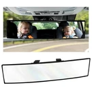 Car Mirror, 12 Inch Chrome Tint Anti-glare Panoramic. Fixed Price $11.53.