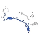 For Jeep Compass 17-18 68352571AC Rear Parking Aid System Wiring Harness. Fixed Price $157.30.
