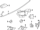 Genuine Nissan Parking Aid Sensor Bracket 28533-7BA6K. Fixed Price $89.21.