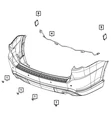 Genuine Mopar Rear Fascia Wiring 68569430AA. Fixed Price $135.52.