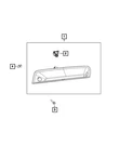 Genuine Mopar Center High Mounted Stop Lamp 68523966AC. Fixed Price $511.29.
