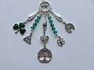 Celtic Tree Of Life Irish Shamrock Clover Sun Catcher Car Rear View Mirror. Fixed Price $14.99.