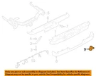 Nissan Oem 17-19 Titan Xd Rear Bumper Components-park Sensor 259943JC3B. Fixed Price $224.38.