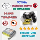 Toyota Highlander Srs Restraint Module Crash Data Removal Reset Repair Service. Fixed Price $49.99.