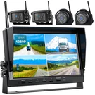 10" Wireless Backup Camera Quad Split Monitor W/recording For Rv/truck/trailer. Fixed Price $139.00.