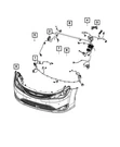 Genuine Mopar Front Fascia Wiring 68445818AB. Fixed Price $135.72.