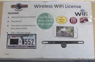 New In Box Top Dawg License Plate Wifi Backup Camera For Vehicle. Fixed Price $125.00.