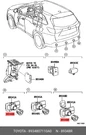 Retainer, Ultrasonic Sensor, Rear Corner, 8934807110A0 For Toyota 89348-07110-A0. Fixed Price $14.91.
